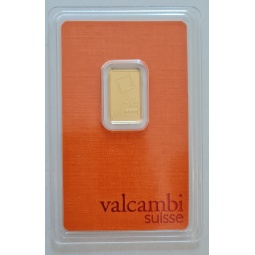 2.5 g Goldbarren Valcambi